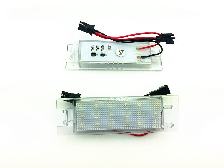 Трансграничный Эксклюзив для светодиодной лампы номерного знака 18SMD Fiat Pondo с резистором оригинальная такая же модель Оригинальная лампа для парковочного номерного знака