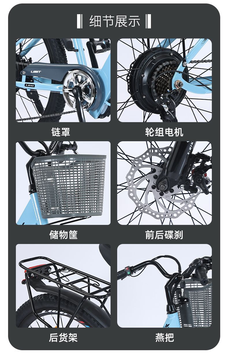 Electric Bicycle New National Standard Built-in Battery Lightweight
