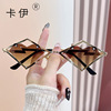 Sunglasses hip-hop style, neon glasses suitable for men and women, European style