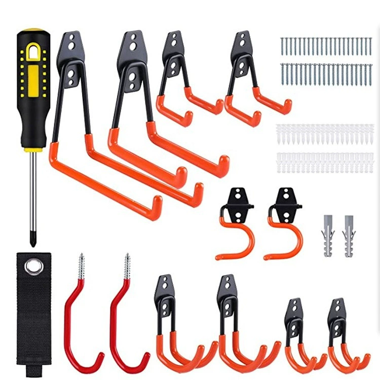 Wall storage, black orange red heavy set