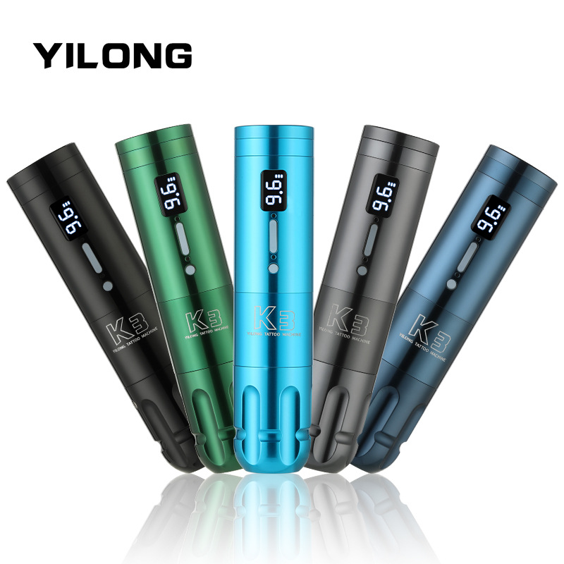 Equipo de tatuaje de dragón máquina de tatuaje K3 batería de tatuaje inalámbrico pluma de corte todo en uno máquina al por mayor transfronteriza