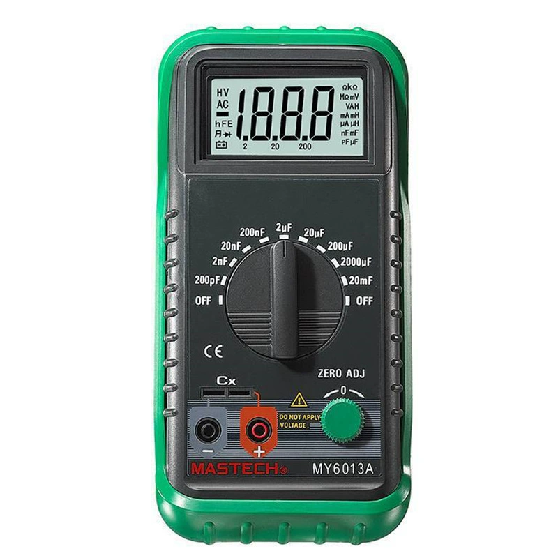 MASTECH Huayi MY6013A портативный высокоточный цифровой емкостный измеритель портативный LCR 20000uF