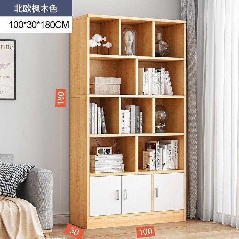 [깊은 캐비닛 도어] 100*30CM 북유럽 단풍나무 색상