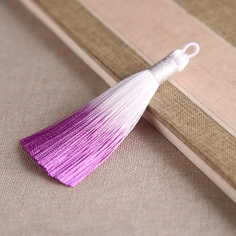 Accessory with tassels, pendant, 8cm, gradient, Chinese style