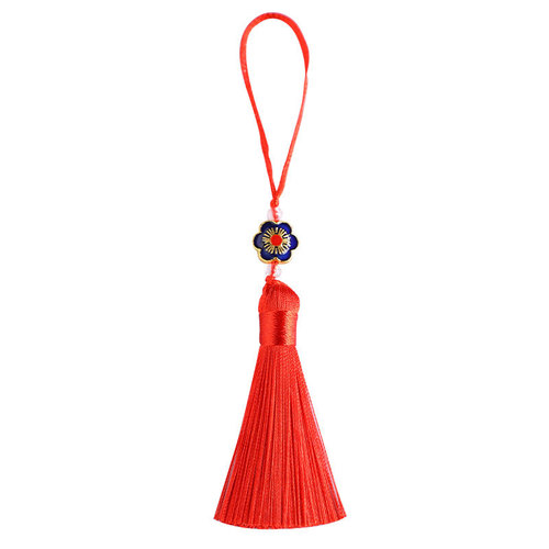 6CM small plum blossom tassel tassel bookmark headdress small hanging tassel U disk pendant fan pendant wholesale sachet sachet pendant