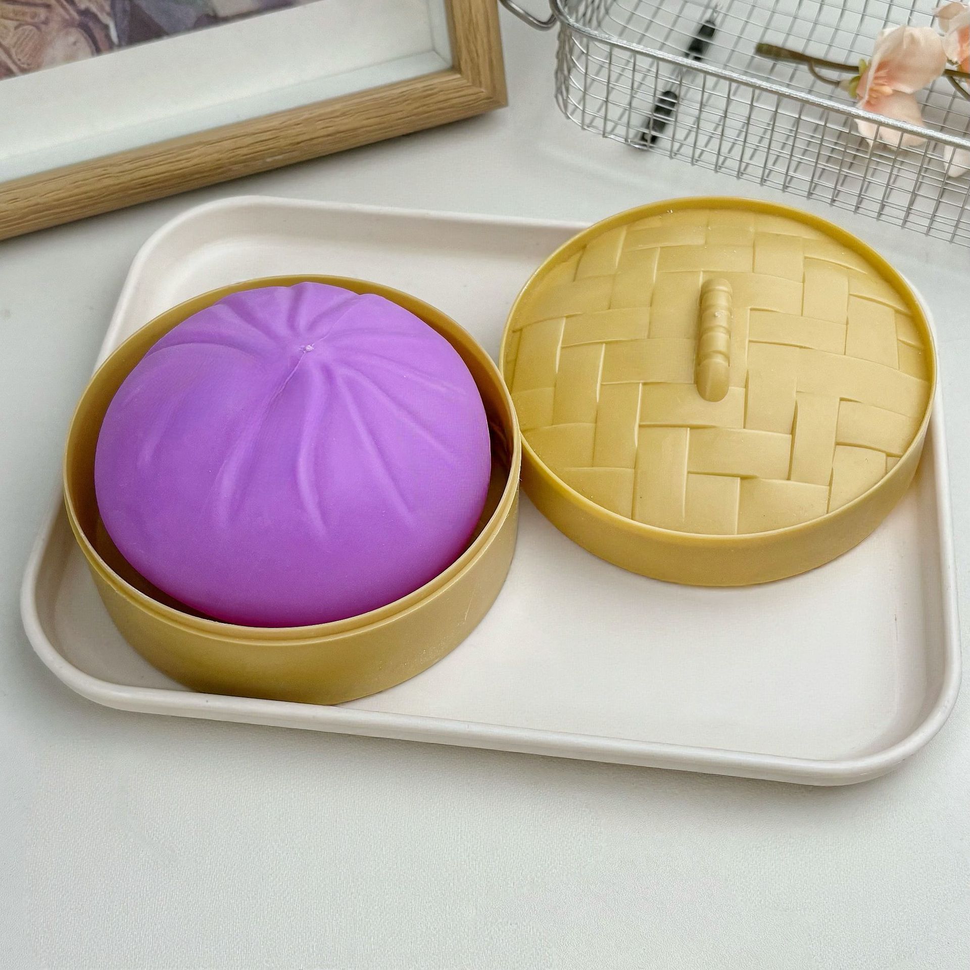 Upgraded large purple taro bag [with steamer]]