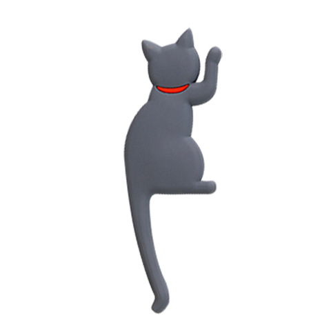 Japonés creativo de dibujos animados gato cola nevera imán gancho Gancho de imán de nevera fuerte gancho magnético