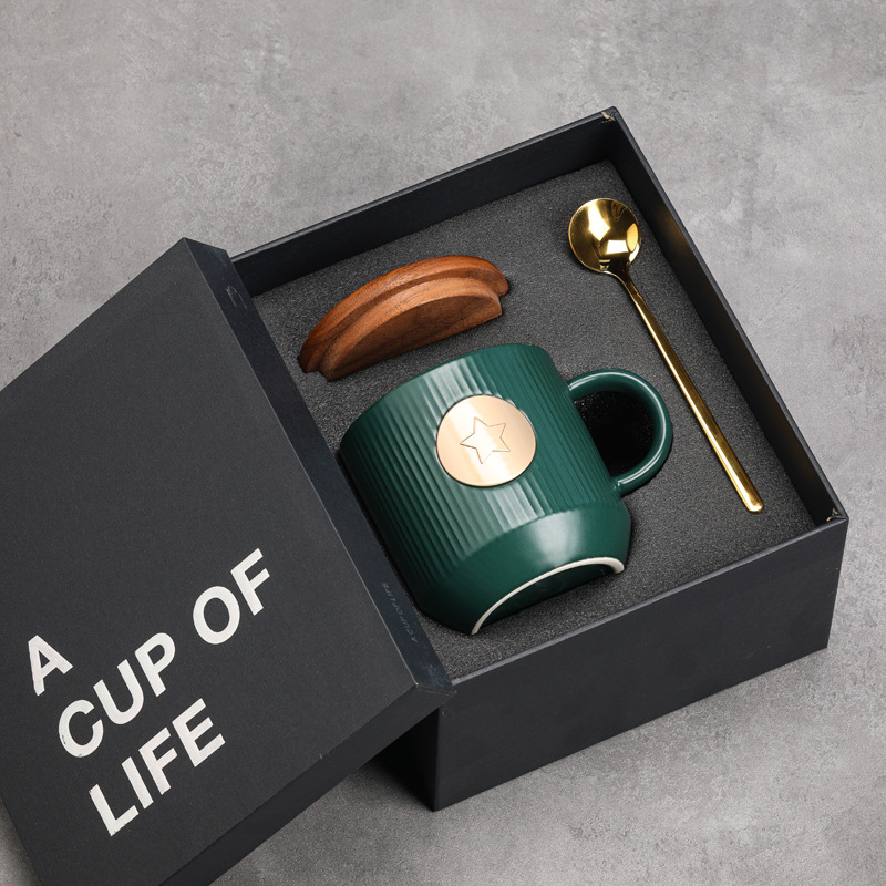 Tazas de cerámica originales, tazas de cerámica de bronce creativas, tazas de café, tazas de agua, tazas publicitarias de logotipo