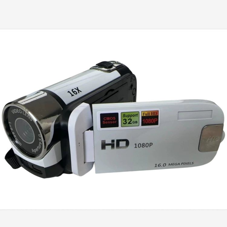 Цифровая камера D90, 16 МП, Full HD 1080p, 2.7" поворотный LCD, 16x цифровой зум