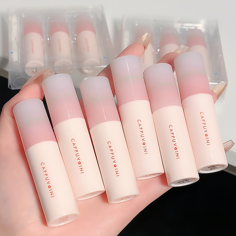 Cappuvini Distributes Single Lip Glosses, Affordable Makeup for Students, Shantou Cosmetics, Summer Lip Glaze, Lipstick That Enhances Complexion, Beauty Products