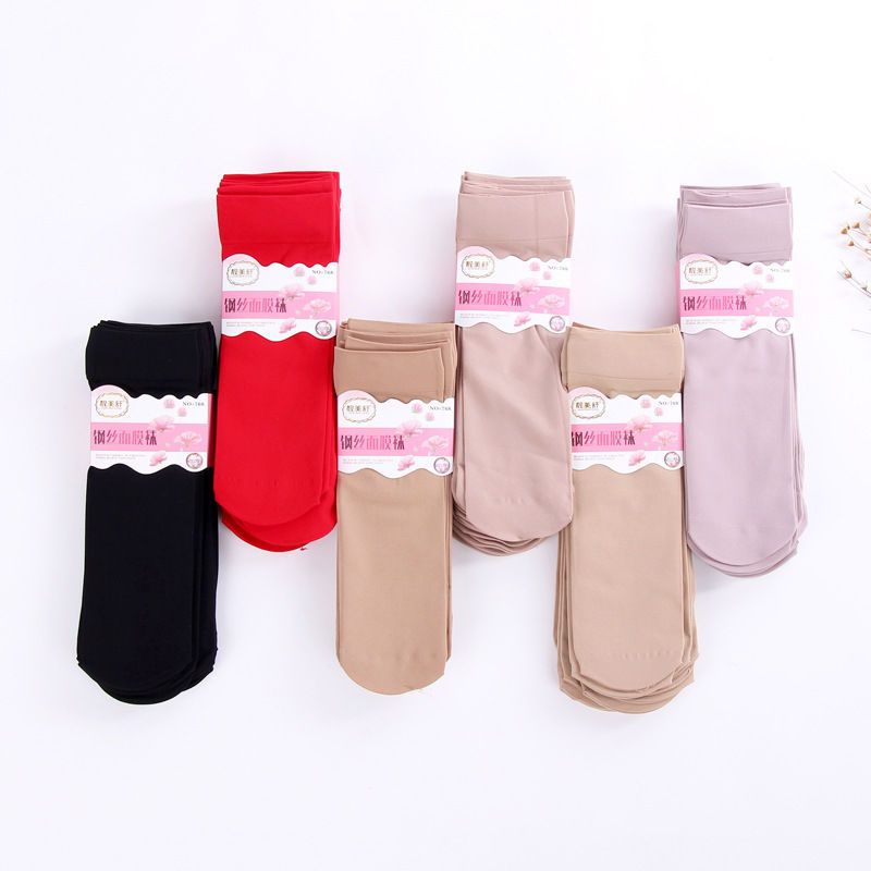 Liangmei Shu 768 medium thick stockings autumn Japanese solid color ladies stall stockings stockings stockings women's stockings