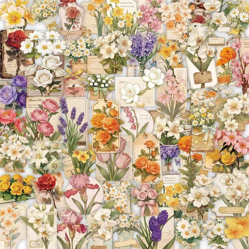 62 Pieces of Pet Floral and Plant Transparent Stickers for Decorating Journals and Stationery, Waterproof Creative Stickers That Leave No Residue, Wholesale 62 Pieces of Pet Floral and Plant Transparent Stickers for Decorating Journals and Stationery, Waterproof Creative Stickers That Leave No Residue, Wholesale