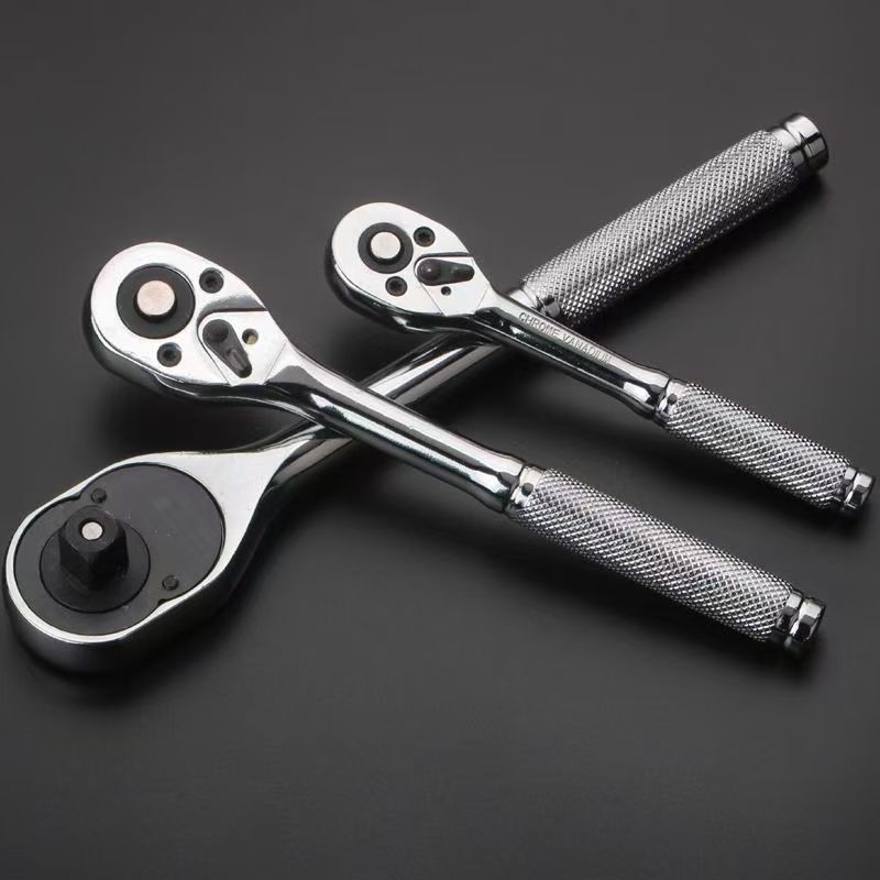 Llave de trinquete de manga 1 / 2 gran 3 / 8 medio 1 / 4 pequeño conjunto de herramientas de reparación de automóviles