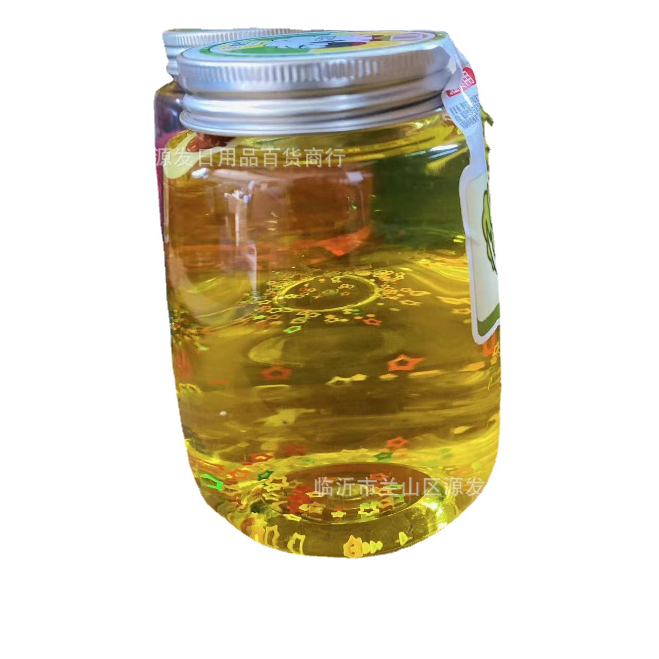 Los niños de juguete de barro de cristal puff barro de color embotellado Delgado transparente 2 yuanes grandes almacenes al por mayor descompresión bricolaje