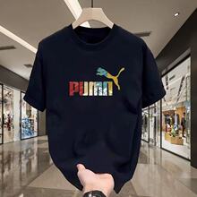 大牌外贸尾货专柜清仓捡漏~潮牌纯棉短袖t恤男女夏季潮流体恤上衣