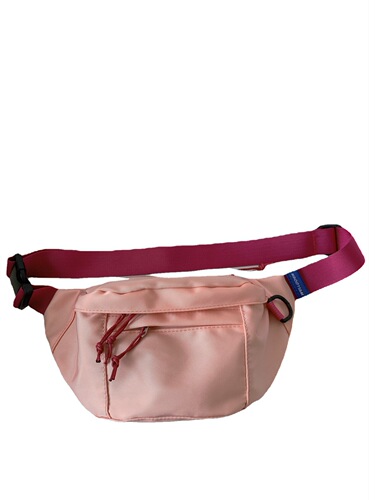 Crossbody Chest Bag for Women, Japanese INS Original Host, Pure Color Korean Student School Commute Versatile Quality Waist Bag Shoulder Bag