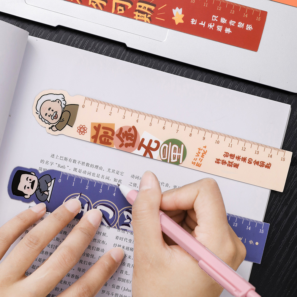 Cartoon Celebrity Magnetic Ruler Creative Inspirational Soft Ruler…