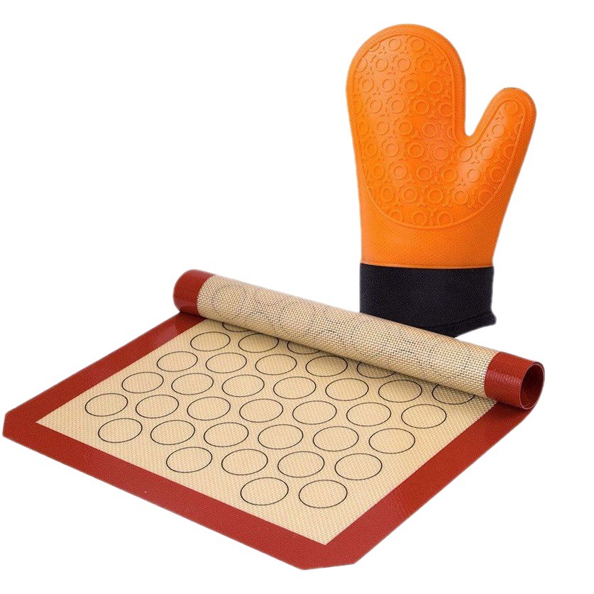 Tela antiadherente resistente a altas temperaturas estera de silicona caucho de silicona antiadherente paño de amasado tabla de cortar herramienta para hornear