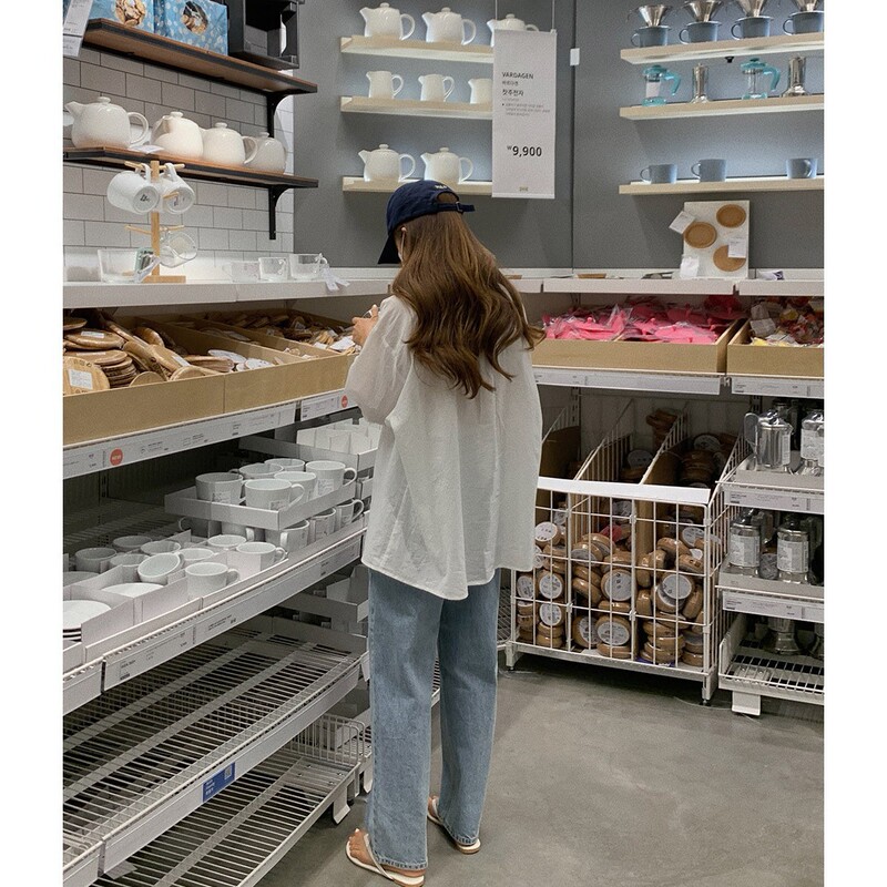 Now the New 2026 Summer Model from Korean Designer Ever*Ore Is a Relaxed and Lazy Pure Cotton Collared Shirt