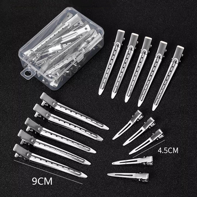 4.5 Styling Hairdressing Duckbill Clip Hand Push Corrugated Clip Partition Clip Hair Clip Hair Root Fluffy Clip Positioning Clip Perm and Dye Hair