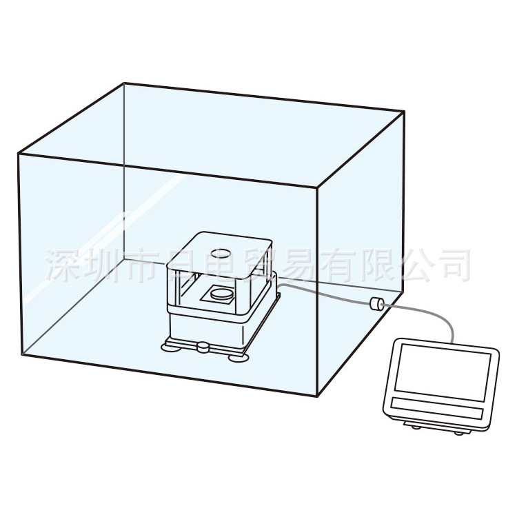 AND分体式内置砝码电子天平/微重精密电子秤/AD-4212D/内置减震器