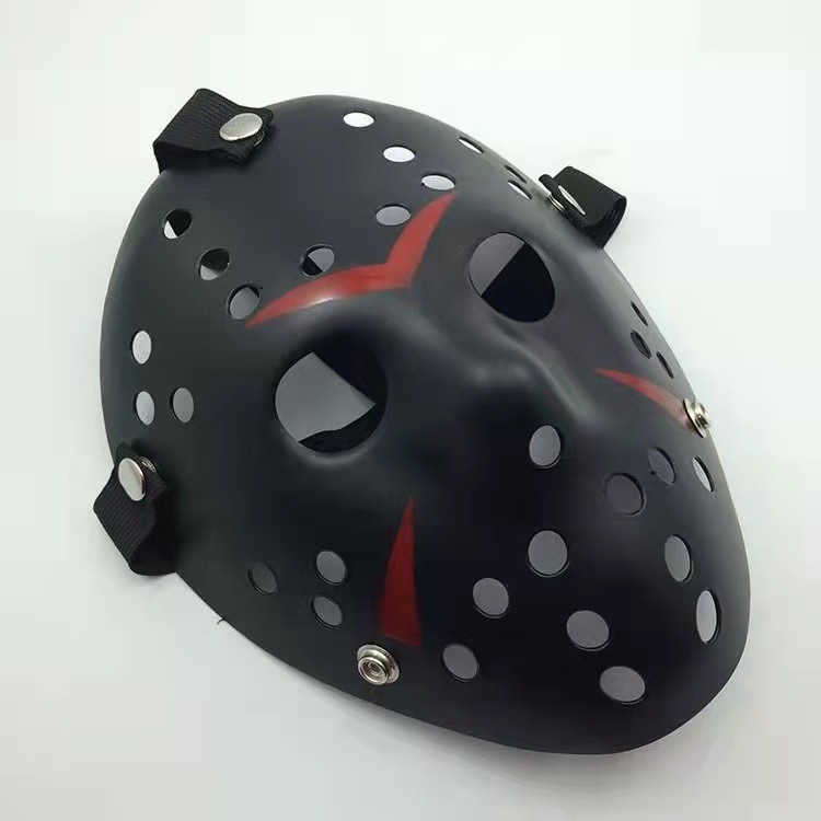 Máscara de Halloween mascarada espesado Jason Cosplay divertido completo cara masculina rendimiento props