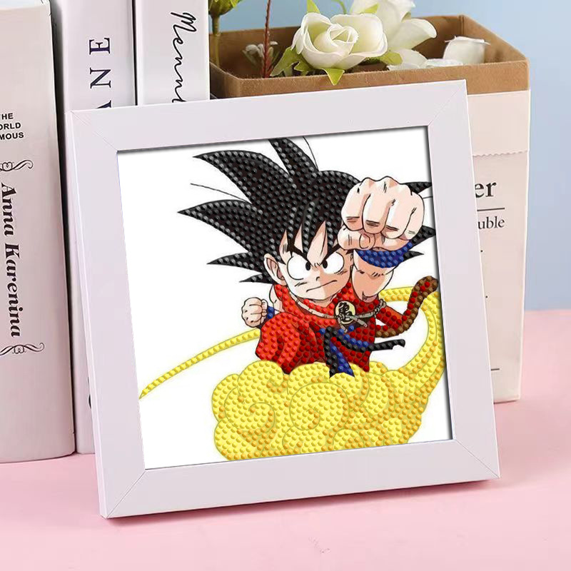 Diamante infantil DIY hecha a mano con material de marco paquete de dibujos animados Sanliou pegatinas de diamante regalo al por mayor pinturas de mampostería