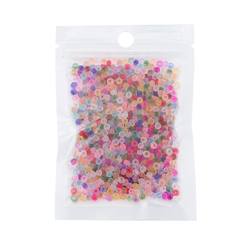 Super excellent 2/3/4mm transparent frosted rice beads diy material handmade beaded bracelet ring jewelry accessories