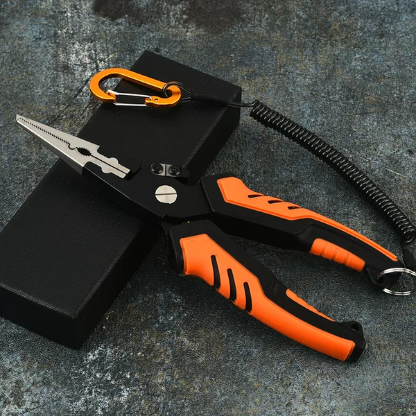 Lure Pliers Multi-Purpose Stainless Steel Fishing Scissors Fishing Pliers for Cutting Lines, Opening Rings, and Removing Hooks Fishing Gear Stainless Steel Line Cutter