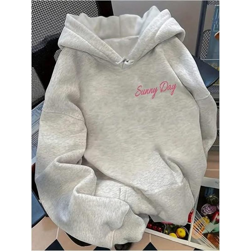 Women's Floral Pattern Hoodie with Drawstring Y2k Sweatshirt Women's Floral Pattern Hoodie with Drawstring Y2k Sweatshirt