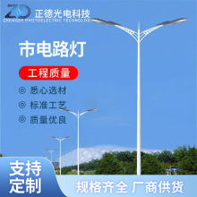6米-10户外市电路灯杆城市农村广场公园双臂道路照明灯室外