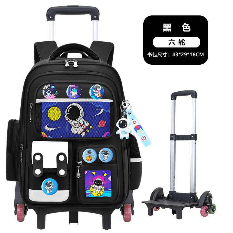 2026 nueva mochila escolar de tirón para estudiantes de primaria 23456 grados mochila de hombro