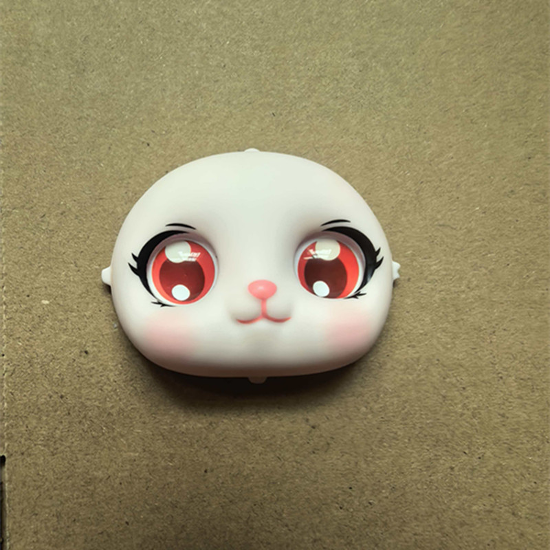 Nuevo tipo de muñeca de peluche encantadora cara accesorios de manos y pies Lila cuero cara accesorios de muñeca caja ciega muñeca mano de muñeca image 7