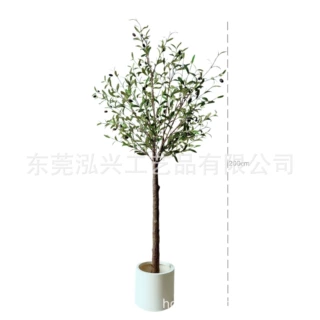 ins北欧绿植盆栽橄榄树落地植物家居室内装饰品现代简约盆景花盆
