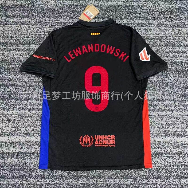 2425 バルセロナ ホーム ジャージ No. 19 ヤマール サッカー ジャージ No. 8 ペドリ 6 ガビ No. 9 レヴァーン プリント|undefined