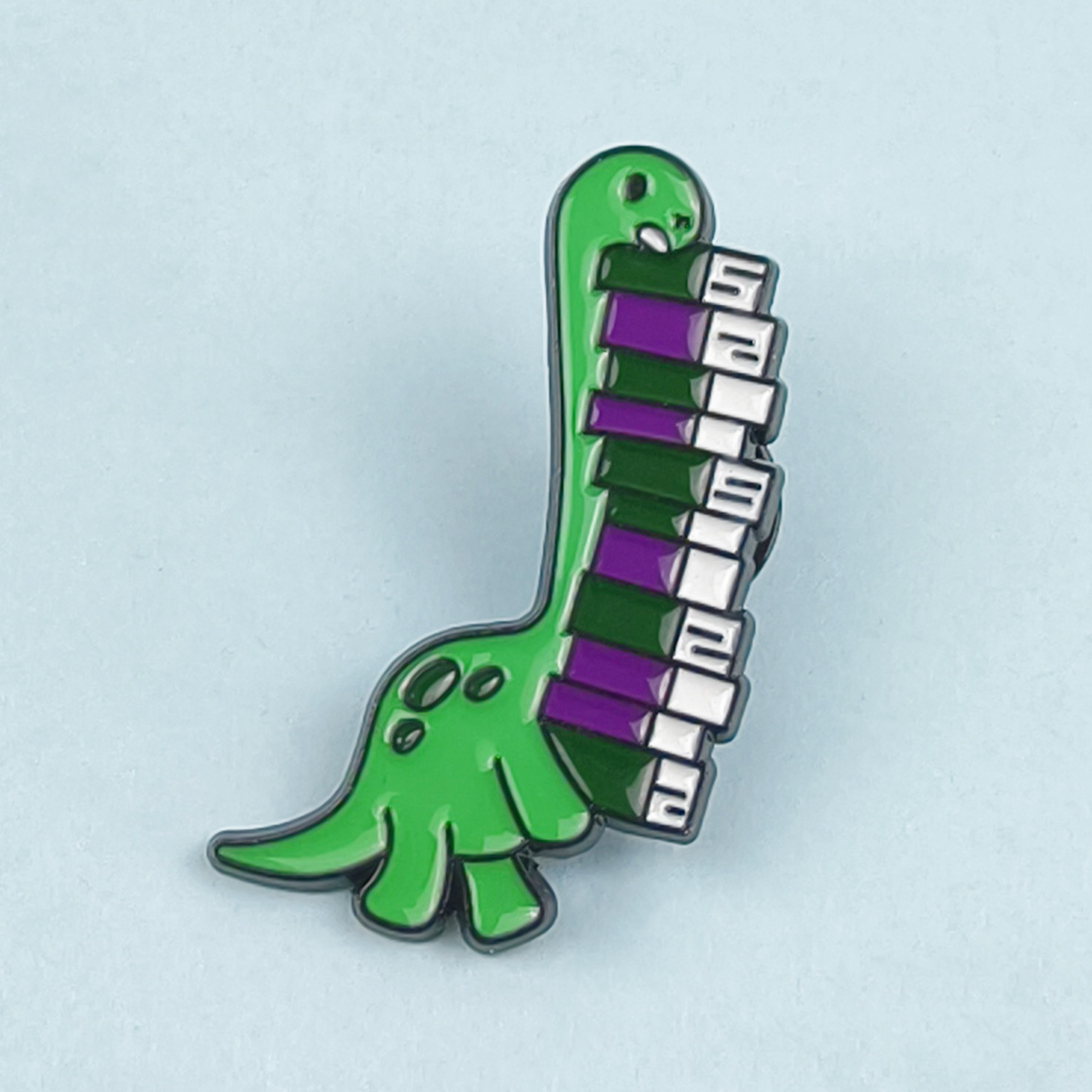 Insignia de broche de aceite de gota de aleación de dibujos animados, joyería europea y americana transfronteriza, lindo dinosaurio, aprendizaje, accesorios de libro, broche en stock