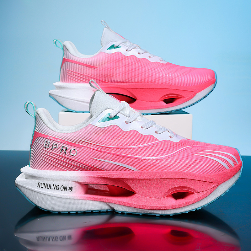 Fricción sonora real explosión de suela suave transpirable zapatos de carreras para hombres y mujeres amortiguadores antideslizantes zapatos deportivos casuales parejas