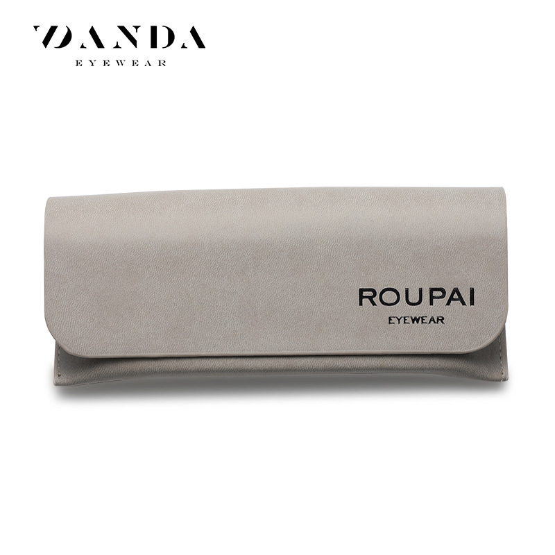 Tiktok Daifa marca nuevas gafas caja de regalo embalaje moda gafas de sol gafas de regalo caja de cuero caja de almacenamiento
