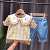 Summer fashionable cute shirt, set