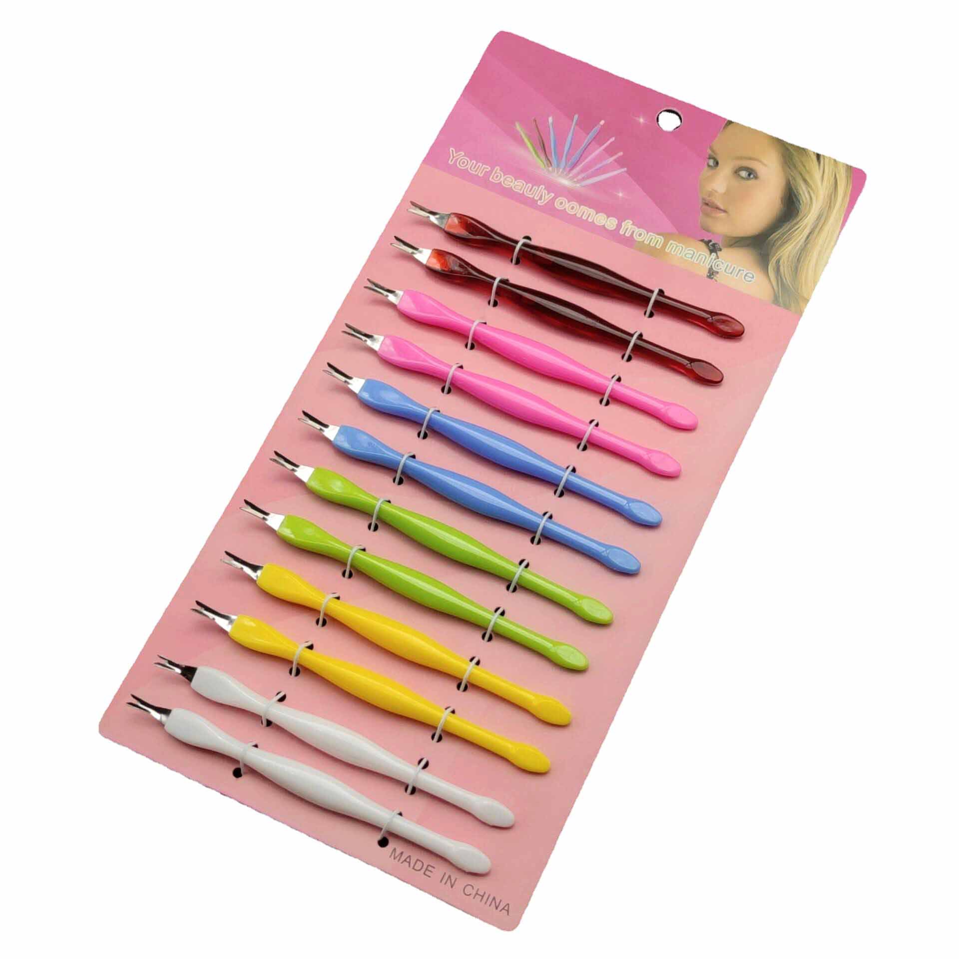 exfoliating manicure tools set for manicure stainless steel