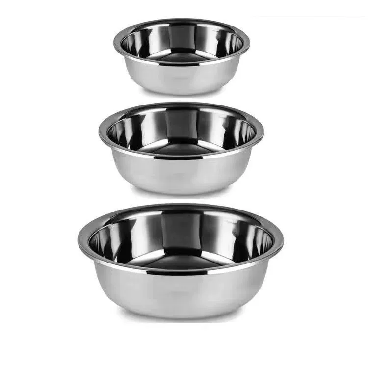 Раковина из нержавеющей стали, универсальная раковина, столовая, раковина для супа, бытовая кухонная раковина для овощей, миска для лапши быстрого приготовления, миска для риса, миска для взбивания яиц