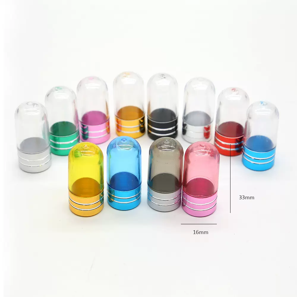 现货销售矮胖透明一粒塑料瓶分装瓶 ps塑料瓶铝盖塑料瓶一粒装