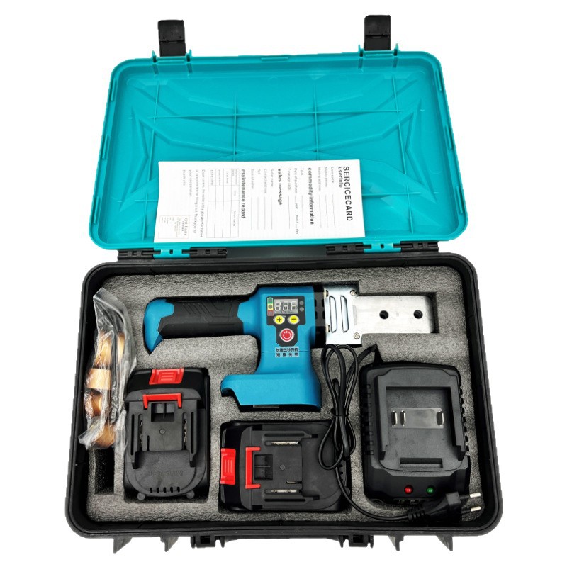 Fabricante de litio eléctrico pantalla digital máquina de fusión en caliente PPR recargable máquina de fusión en caliente tubería de agua PE máquina de soldadura de ingeniería contenedor caliente inalámbrico