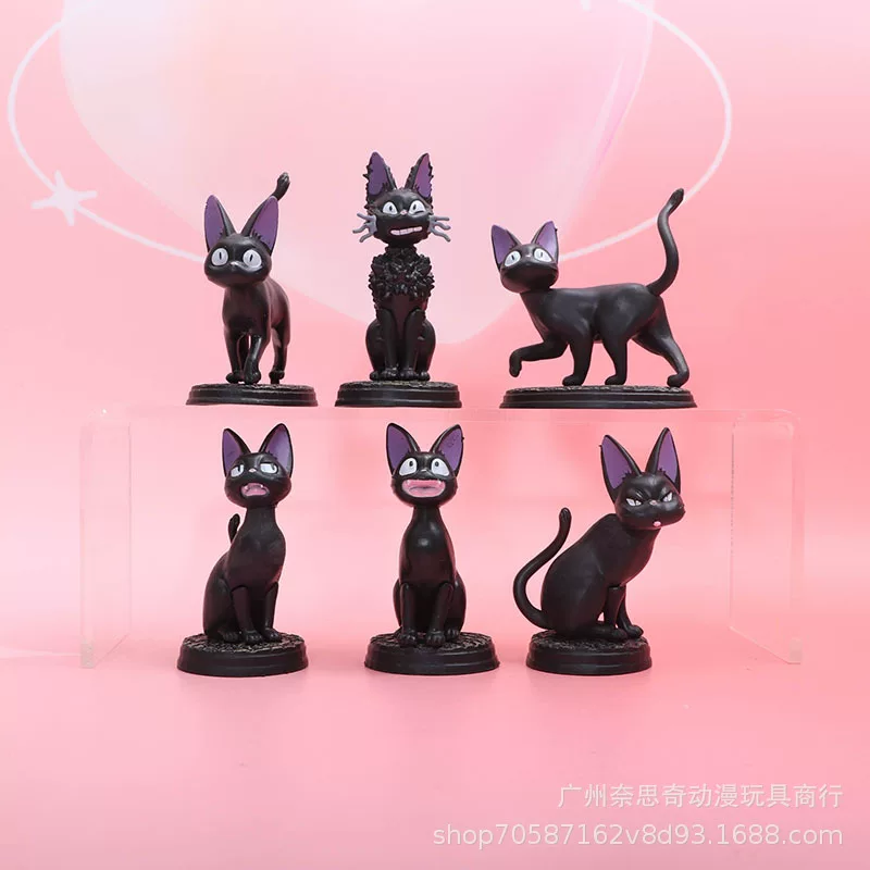 Мультяшная игрушка, минифигурка, кукла, кот, капсульная игрушка