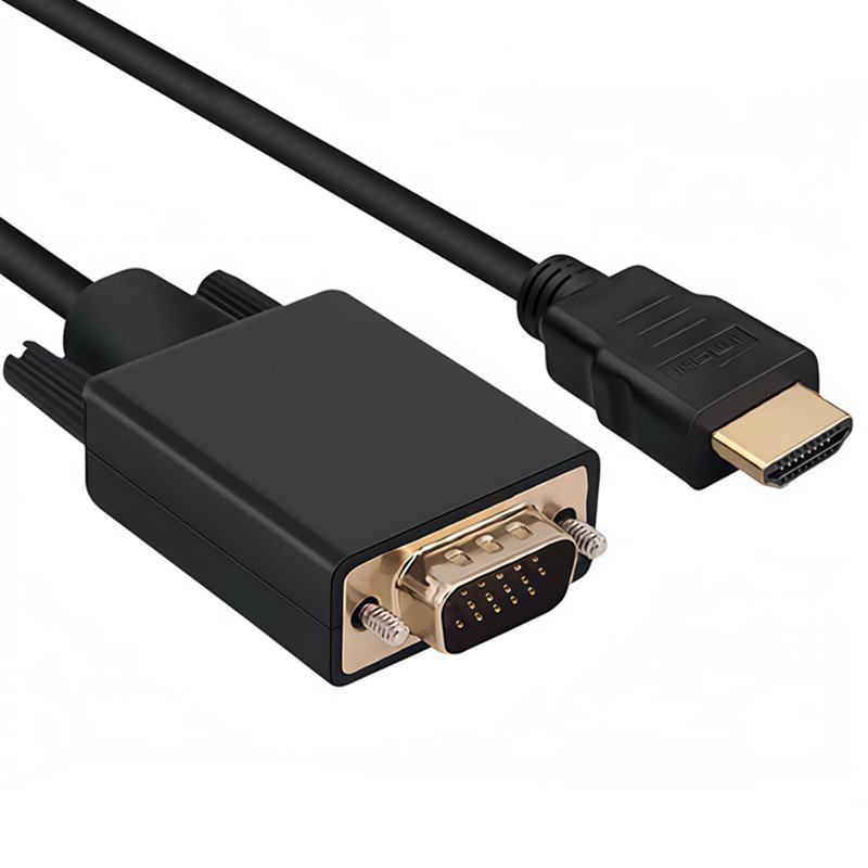 メーカー直販hdmi変換vga変換ケーブルhdmi変換vga高精細ケーブル1.8メートルhdmi to vgaケーブル