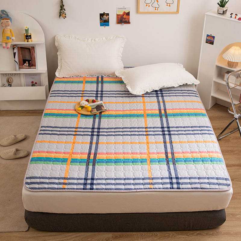 新疆棉花棉絮可洗床垫保护垫全棉软垫可折叠单双人床褥垫床单被夏