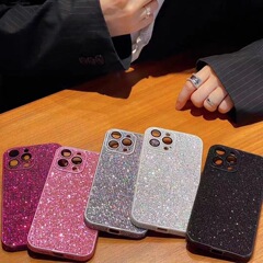 アップル14pro携帯ケースiphone13promax軽贅沢ins個性15高級感フラッシュ