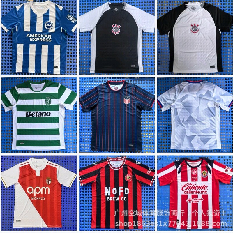 2526 New Football Jerseys, Unpopular La Liga, Corinthians, Lisbon, Everton, Monaco, El Salvador Jerseys 2526 New Football Jerseys, Unpopular La Liga, Corinthians, Lisbon, Everton, Monaco, El Salvador Jerseys