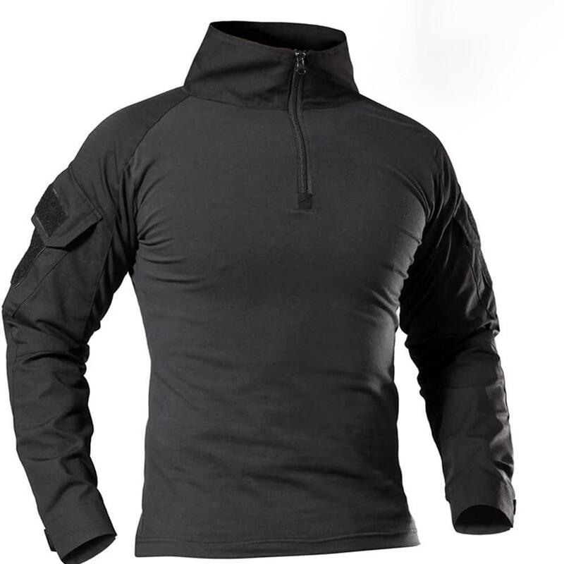 Amazon New American Style Training Wear for Men, Fashionable Trendy Camouflage Outdoor Quick-Dry Long-Sleeve Top, Wholesale for Foreign Trade