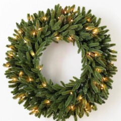 クロスボーダー新モデル 45 センチメートル高級 PE クリスマスガーランドと装飾リング付き模擬クリスマス籐リング工場卸売